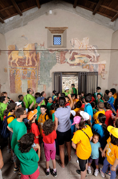 Laboratorio dell'affresco al castello diBosa